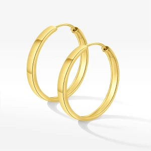 Kolczyki ze złota 2.8cm koła Filipowicz