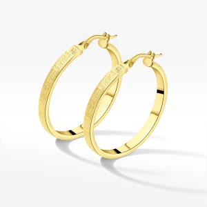 Kolczyki ze złota 2.8cm koła Filipowicz