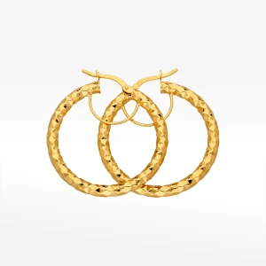 Kolczyki ze złota 2.9cm koła Filipowicz