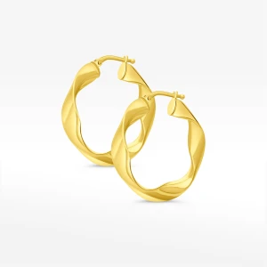 Kolczyki ze złota 3.0cm koła Filipowicz