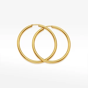 Kolczyki ze złota 3.2cm koła Filipowicz