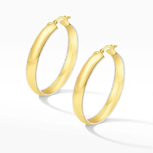 Kolczyki ze złota 3.5cm koła Filipowicz