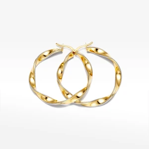 Kolczyki ze złota 3.6cm koła Filipowicz