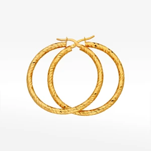 Kolczyki ze złota 4.1cm koła Filipowicz