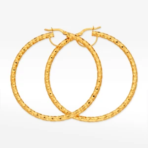 Kolczyki ze złota 5.2cm koła Filipowicz