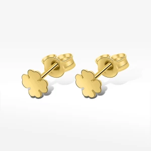 Kolczyki ze złota czterolistne koniczynki Filipowicz