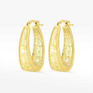 Kolczyki ze złota koła Filipowicz