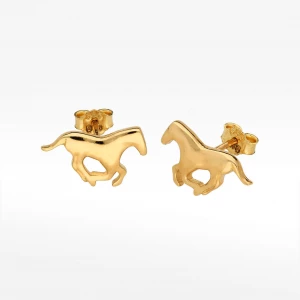 Kolczyki ze złota koń Filipowicz