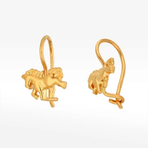 Kolczyki ze złota koniki Filipowicz