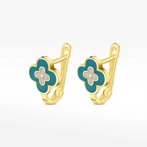 Kolczyki ze złota kwiatki Filipowicz