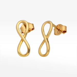 Kolczyki ze złota nieskończoność Filipowicz