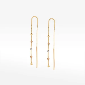 Kolczyki ze złota przeciągane Filipowicz