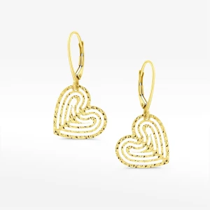 Kolczyki ze złota serca Filipowicz