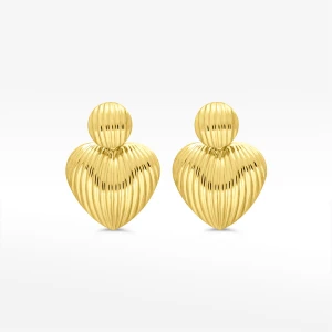 Kolczyki ze złota serca Filipowicz