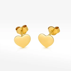 Kolczyki ze złota serce Filipowicz