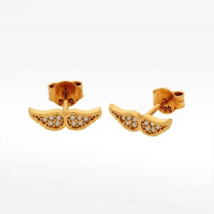 Kolczyki ze złota skrzydła Filipowicz