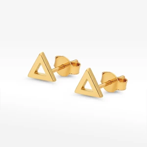Kolczyki ze złota trójkąt Filipowicz