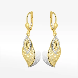 Kolczyki ze złota wiszące Filipowicz