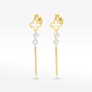 Kolczyki ze złota wiszące Filipowicz