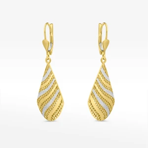 Kolczyki ze złota wiszące Filipowicz