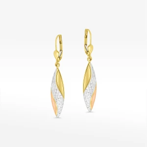 Kolczyki ze złota wiszące Filipowicz