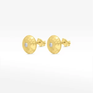 Zdjęcie produktu Kolczyki ze złota z białą cyrkonią Filipowicz