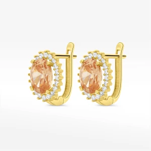 Kolczyki ze złota z cyrkoniami Filipowicz