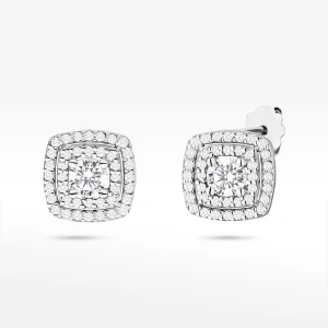 Kolczyki ze złota z diamentami laboratoryjnymi Filipowicz