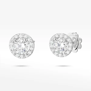 Kolczyki ze złota z diamentami laboratoryjnymi Filipowicz