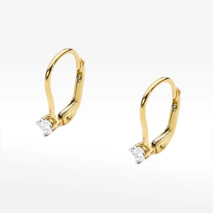 Kolczyki ze złota z diamentami wiszące Filipowicz