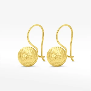 Kolczyki ze złota z kulką Filipowicz