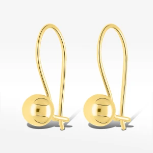 Kolczyki ze złota z kulką Filipowicz