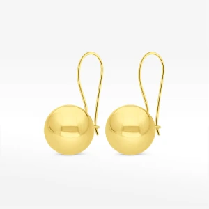 Kolczyki ze złota z kulką Filipowicz