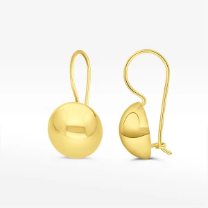 Kolczyki ze złota z kulką Filipowicz