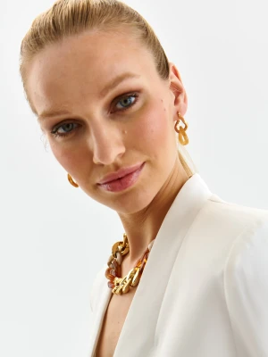 Kolczyki złote- biżuteria - SKO0634ZL- TOP SECRET - Odzieżowy sklep internetowy TOP SECRET