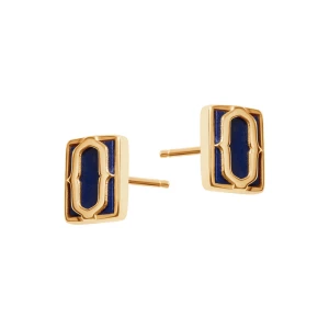 Kolczyki złote z lapis lazuli - Nomad Nomad - Biżuteria YES