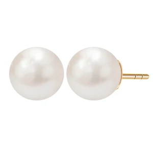 Kolczyki złote z perłami - Pearls Pearls - Biżuteria YES
