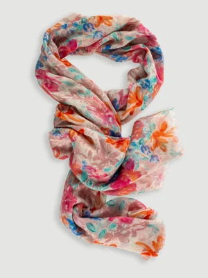 Kolorowa apaszka w kwiaty Top Secret