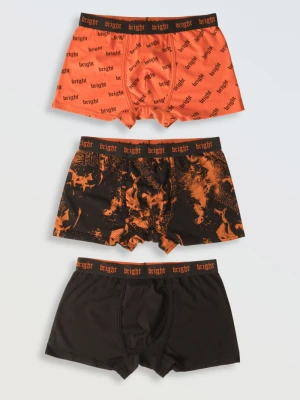 Kolorowe bokserki z nadrukami 3-PAK Reporter