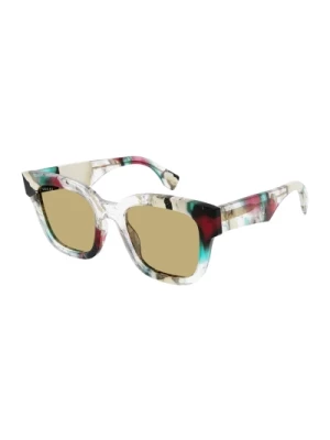 Kolorowe okulary przeciwsłoneczne dla kobiet Gucci