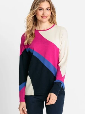 Kolorowy sweter damski Cora - Vivid Colour Olsen