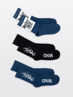 Kolorowy zestaw skarpet 3-PAK Reporter