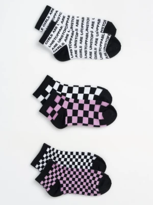 Kolorowy zestaw skarpet w graficzne wzory 3-PAK Reporter