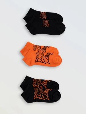 Kolorowy zestaw skarpet we wzory 3-PAK Reporter