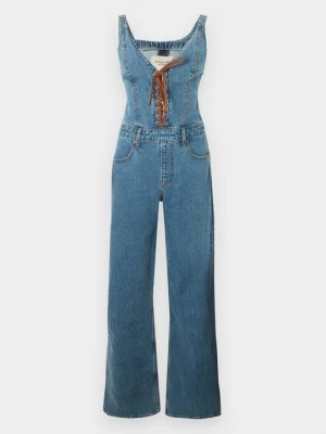 Kombinezon Abercrombie & Fitch niebieski denim
