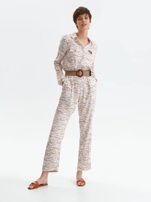 Kombinezon damski beżowy - SKB2778BE kombinezon - TOP SECRET - Odzieżowy sklep internetowy TOP SECRET