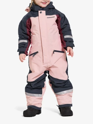 Kombinezon dla dziewczynki Didriksons Neptun Coverall 3 - dusty pink