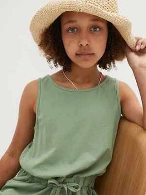 Kombinezon dżersejowy z czystej bawełny bonprix