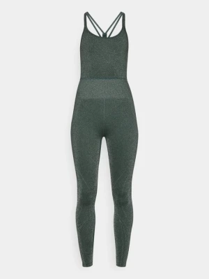 Kombinezon gimnastyczny Fabletics ciemnozielony
