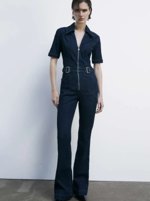 Kombinezon jeansowy z krótkim rękawem PATRIZIA PEPE